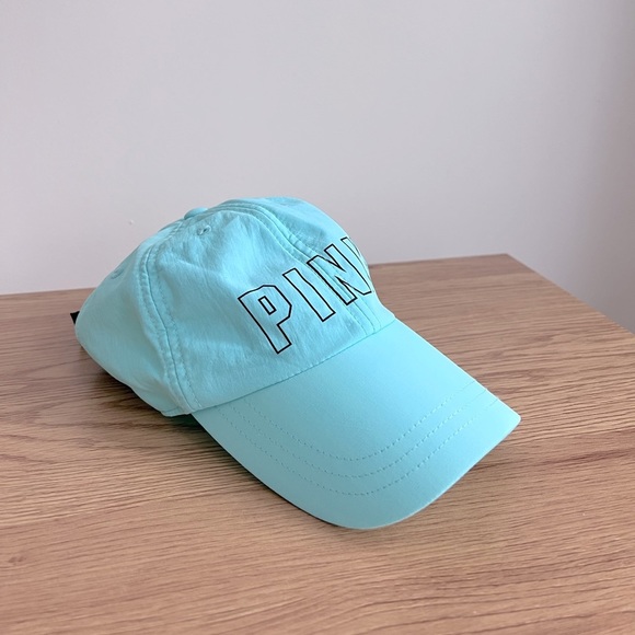 PINK Victoria's Secret Accessories - Pink Victoria's Secret Hat Blue